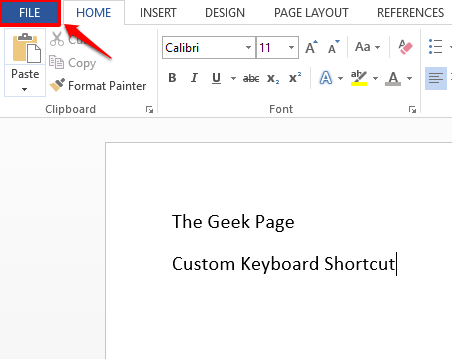 如何在 MS Word 中创建自己的自定义键盘快捷键