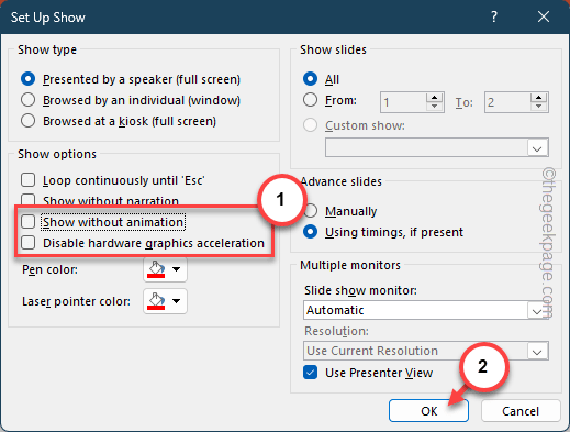 Windows 11/10 中的 PowerPoint 动画不起作用