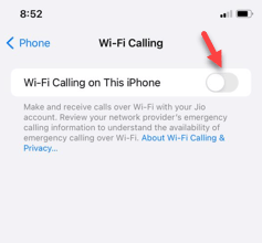 WiFi 通话无法在 iPhone 上使用：修复