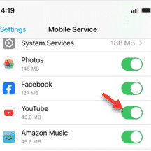 YouTube 无法处理 iPhone 上的蜂窝数据：修复