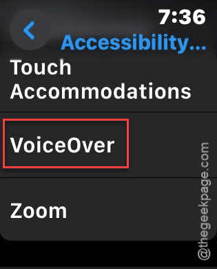 Apple Watch Voiceover不关闭