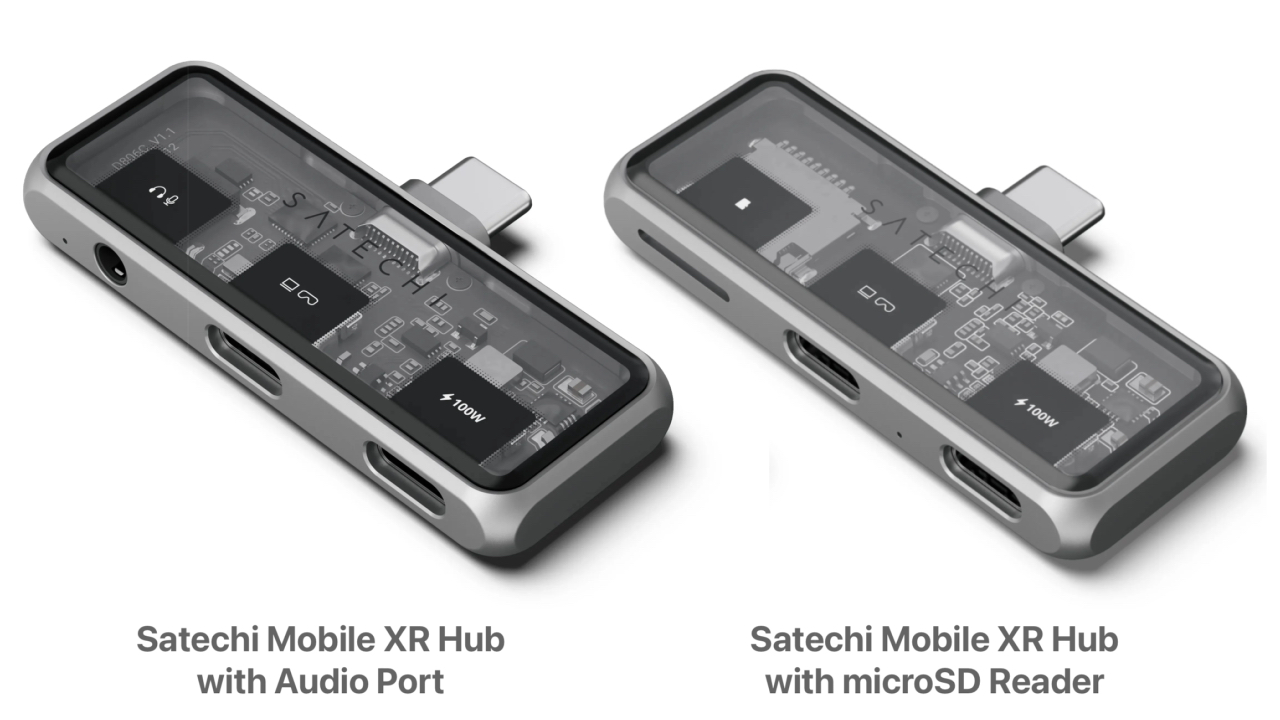 Satechi Japan 发布了“Satechi Mobile XR USB Hub”系列，这是一款配备 USB-C 端口的 USB-C 集线器，可以以高达 4K60Hz 的速度将视频输出到 XR 眼镜等。