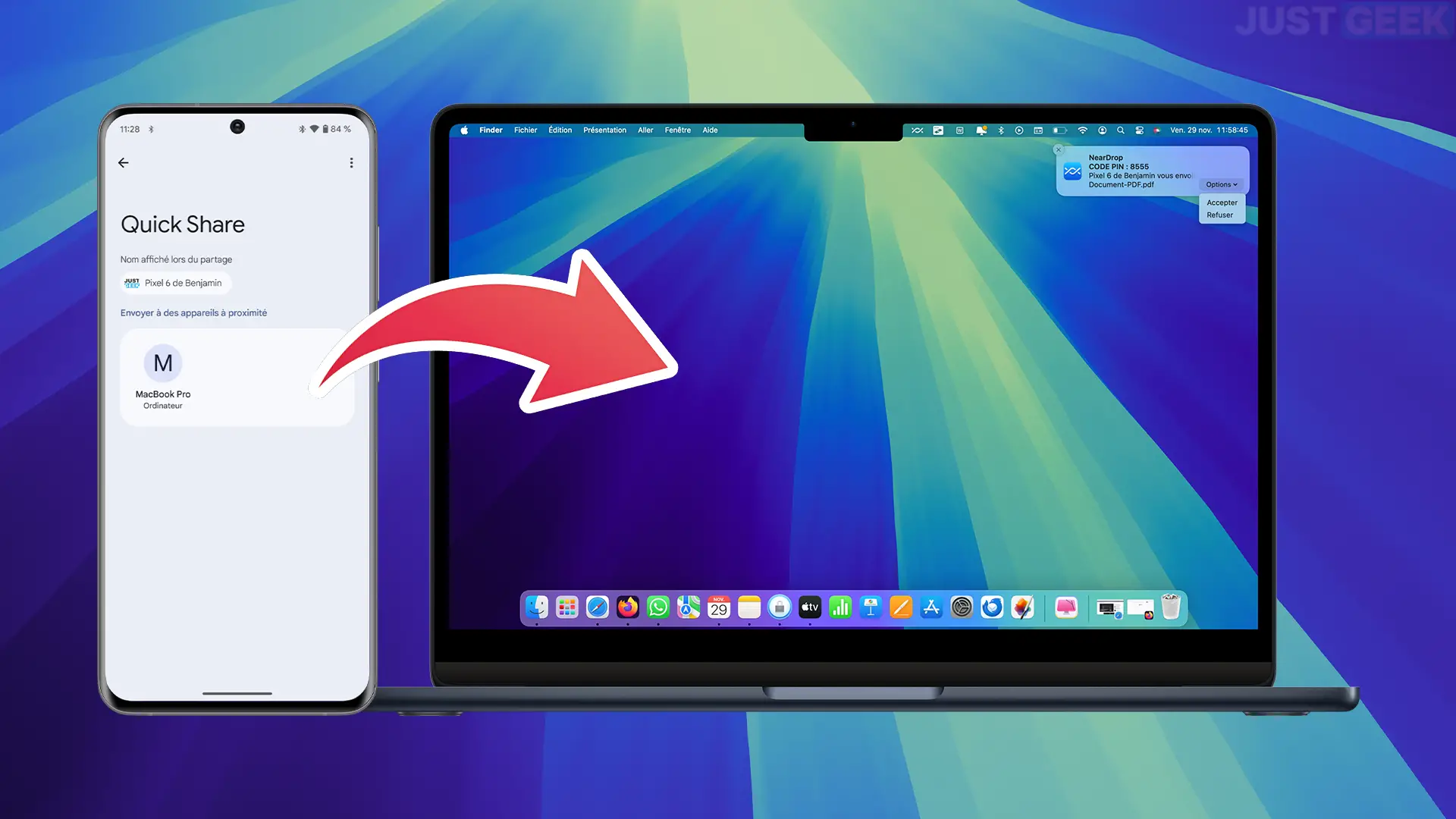 使用 NearDrop 在 Android 和 macOS 之间轻松共享文件