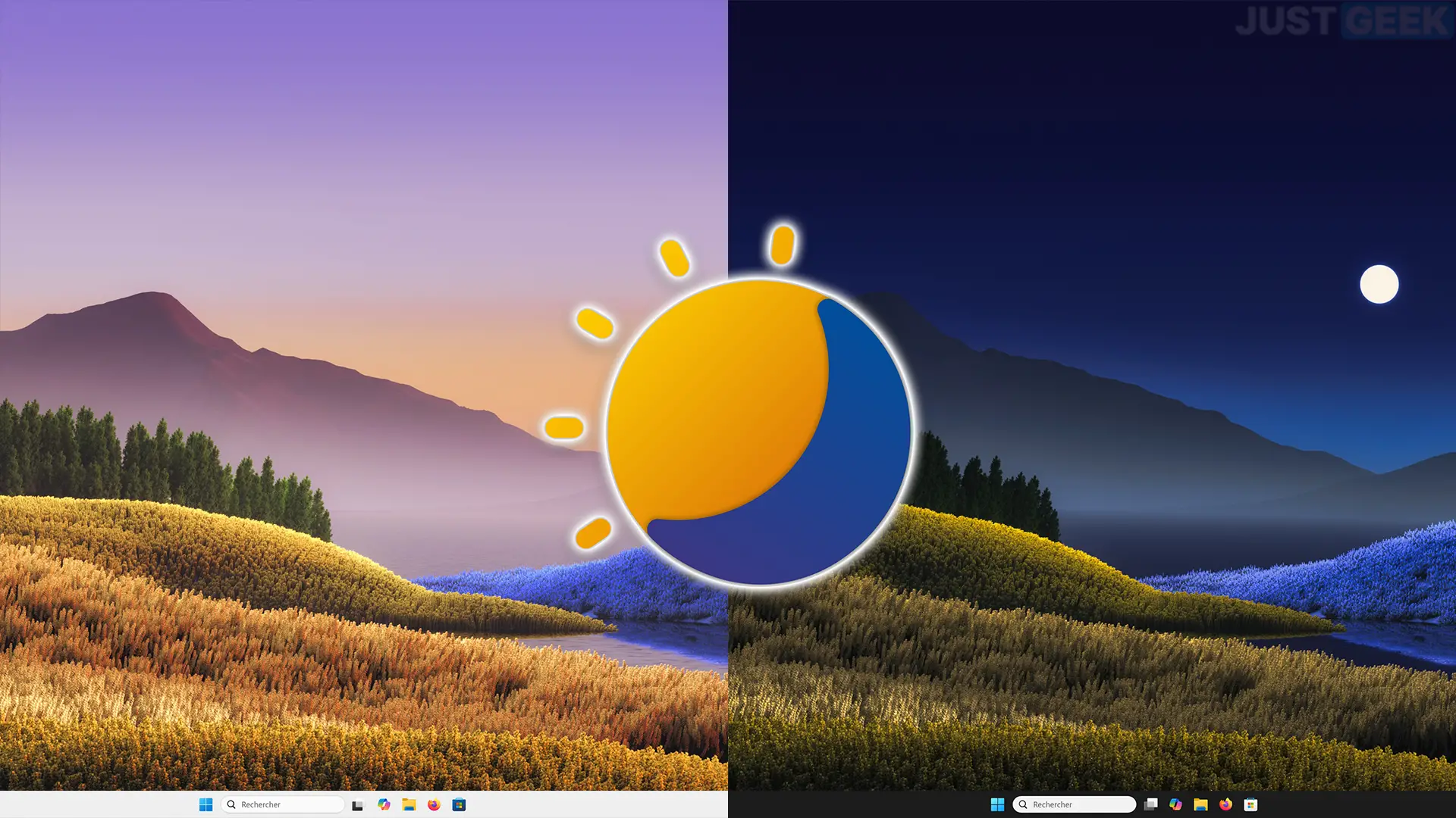 自动深色模式：在 Windows 上自动从浅色主题切换到深色主题