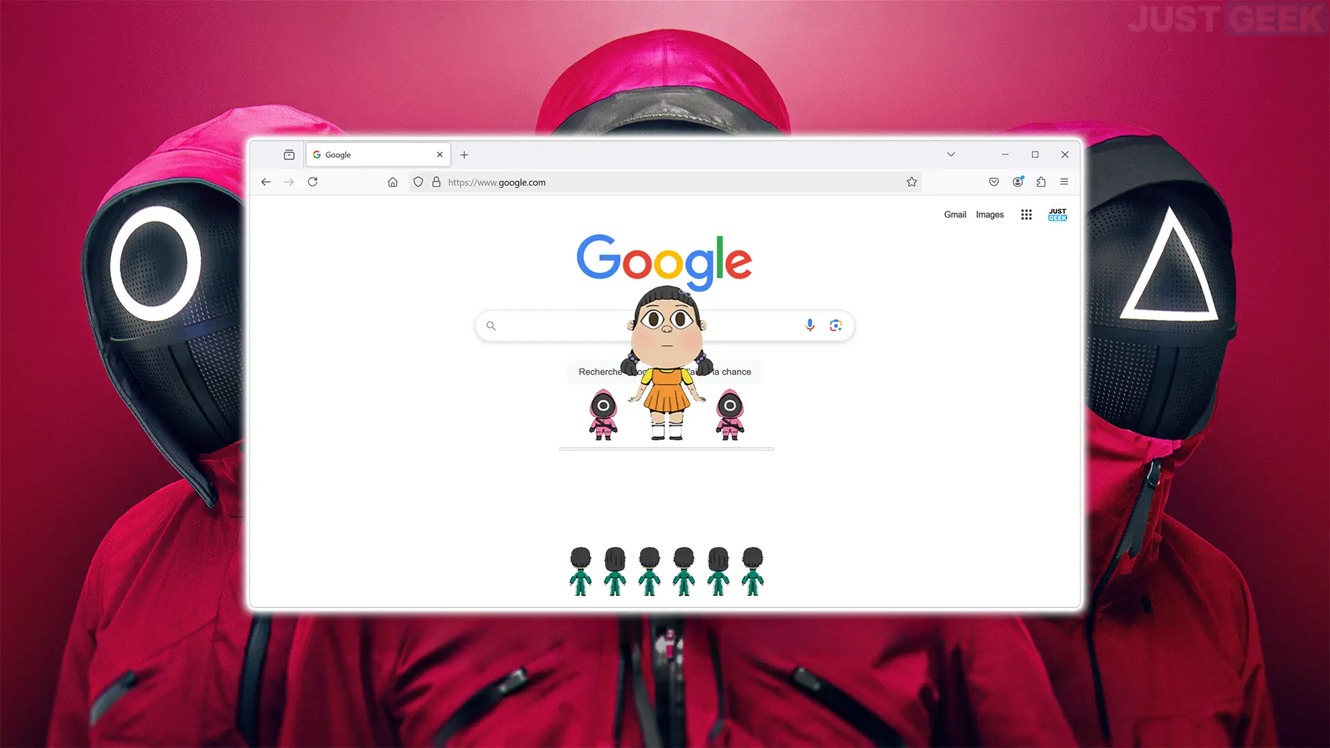 隐藏在 Google 上的 Squid Game 迷你游戏：玩法如下