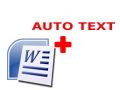 如何在Word中添加autotext，以更快地打字