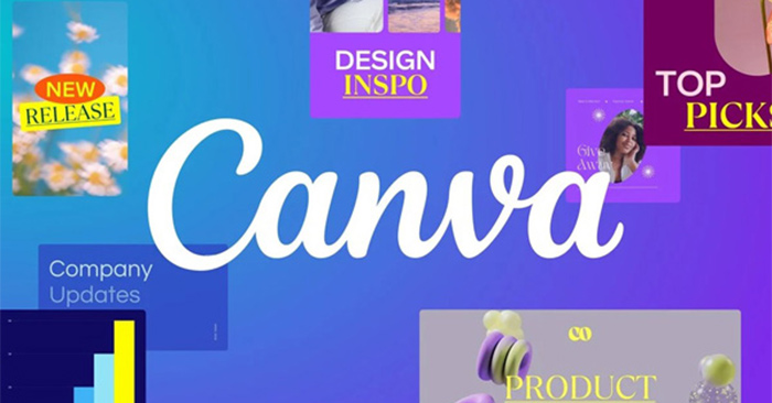 在 Canva 上将图像嵌入文本的说明